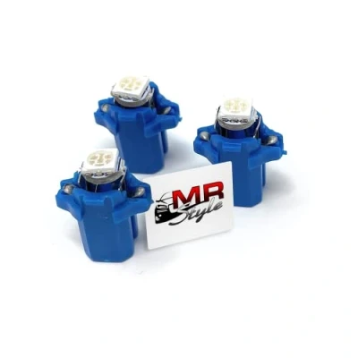 Afbeelding van MR Style Set stickers en 3x high power LED snelheidsmeter verlichting (blauw) compatibel met VW Bus T3 1979 1992, instrumentenverlichting ombouwset