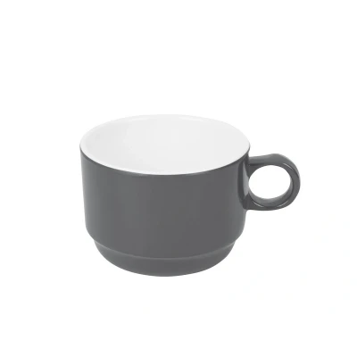 Afbeelding van Bo Camp Melamine Kopje 2 Tone Grijs