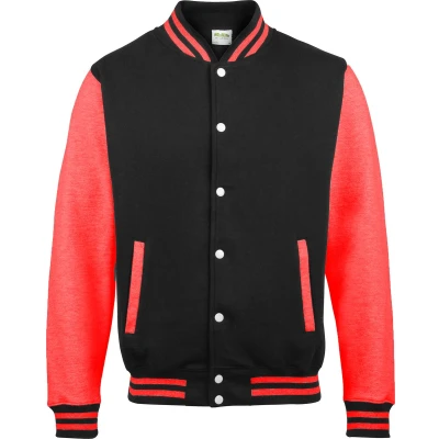 Afbeelding van Baseball Jacket (Zwart / Rood) XS