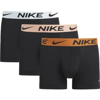 Afbeelding van Nike Trunk 3PK ondergoed, Blk Glac Ble/Apr Agate/Mnrch Wb, M heren,