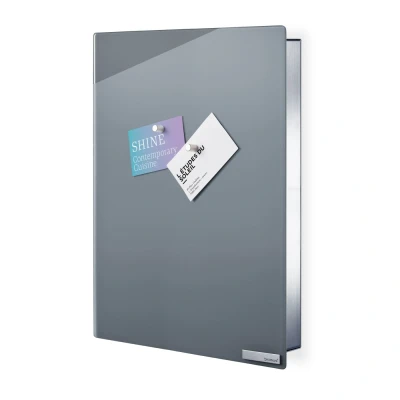 Afbeelding van Blomus Sleutelhouder Velio Met Magneetbord Grijs 30x40x3cm