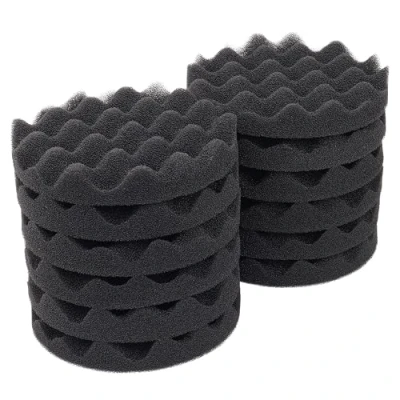 Afbeelding van LTWHOME Bio Foam Filter Pads Niet Maar Geschikt Voor Fluval FX5 / FX6 Filters, Pack of 12
