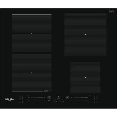Afbeelding van Whirlpool Inductiekookplaat Model WF S4160 BF Inbouw 59 cm 4 zone(s) Chef Control technologie