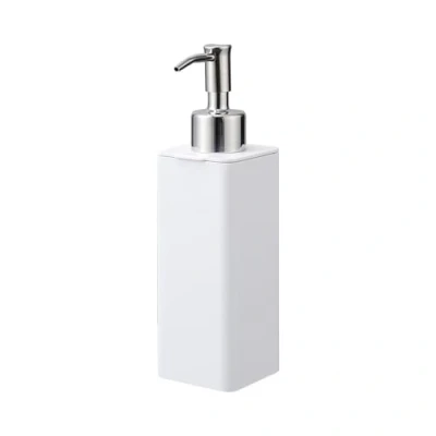 Afbeelding van Yamazaki Zeepdispenser Tower Vierkant Wit 5,5x7x19,5cm