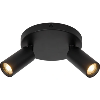Afbeelding van Lucide RITMO Plafondspot Ø 15 cm 2xGU10 (MR11) Zwart