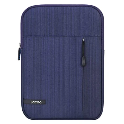Afbeelding van Lacdo Tablet Sleeve Beschermhoes Tas voor 8.3 inch New iPad Mini 6, 7.9 5 4 3 2, 8 Samsung Galaxy Tab S2, 8&quot; Lenovo M8, 8.7&quot; A9 Schokbestendig, Blauw