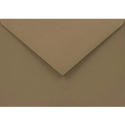 Afbeelding van Netuno 100x envelop bruin DIN C6 114x 162 mm 140g Woodstock Noce gekleurde enveloppen voor uitnodigingskaarten bruiloft verjaardag Kerst Pasen