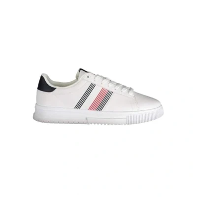 Afbeelding van Tommy Hilfiger Supercup Seasonal Sneakers laag, Heren, Maat: 43, White Leer