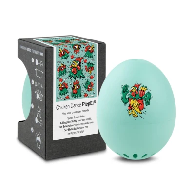 Afbeelding van Brainstream Eierwekker PiepEi Editions Chicken Dance 4,5x4,5x6cm Nice thingZ alarmklok