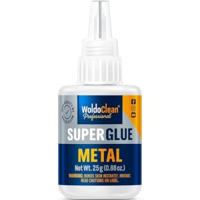 Afbeelding van Superlijm extra sterk voor metaal 25g waterproof, hittebestendig &amp; met naaldsluiting