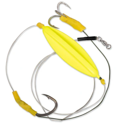 Afbeelding van Black Cat Silent Combi Meerval Rig 200cm (Size 8/0 + 2/0) onderlijnen