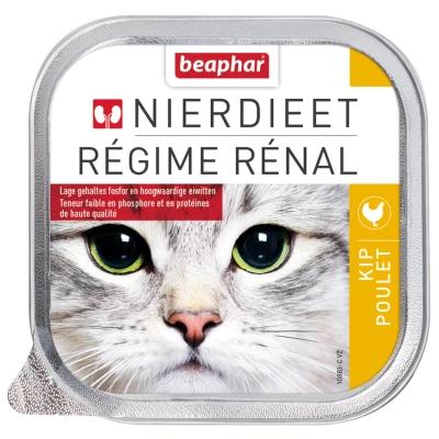Afbeelding van Beaphar Nierdieet Kat 100 g Kattenvoer Kip