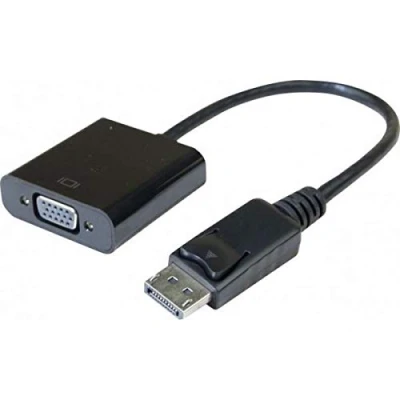 Afbeelding van Connect 15 cm DisplayPort 1.2 naar VGA adapterkabel zwart