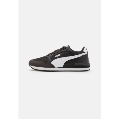 Afbeelding van Puma ST Runner V4 Unisex Sneakers laag, Maat: 43, Black/white Imitatieleer/ textiel