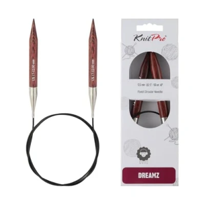Afbeelding van KnitPro Dreamz Vaste Rondbreinaalden 40&quot; (100cm) US Maat 17 (12mm)