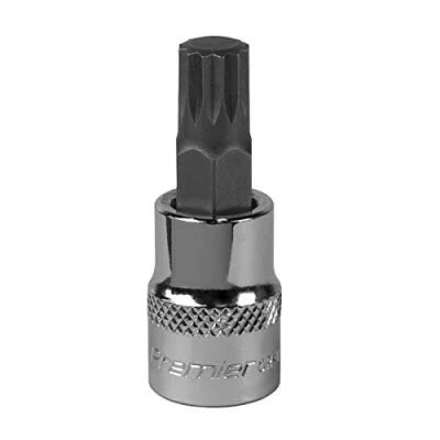 Afbeelding van Sealey SBS008 Sq Drive Spline Socket Bit M10 3/8 inch vierkante steeksleutelhouder