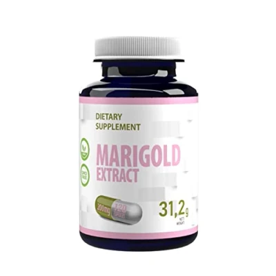 Afbeelding van Lutein 40mg mit Zeaxanthin 8mg aus Ringelblumenextrakt 120 Vegan Kapseln 200mg, LABORGEPRÜFT von AGROLAB DEUTSCHLAND, Augen und Visionsunterstützung