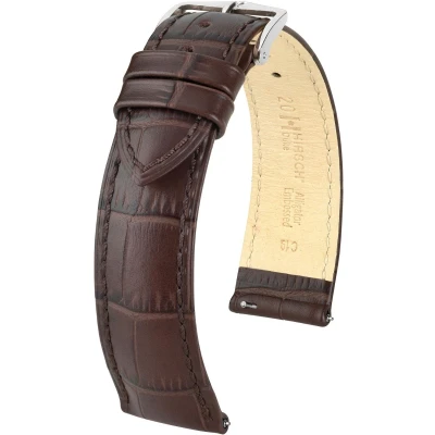 Afbeelding van HIRSCH DUKE XL BROWN CALF 20/18MM 01028210 2 20
