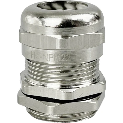 Afbeelding van TRU COMPONENTS TC 10302836 Wartel M22 Messing (vernikkeld) Metaal 1 stuk(s)