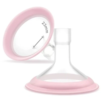 Afbeelding van 23 mm Maymom MyFit Shields, Pano serie; Compatibel met Medela borstkolf PersonalFit, Freestyle, Harmony, Maxi, Freestyle Flex Connector; Aansluiten op Widemouth/Narrow Connector, 2 stuks