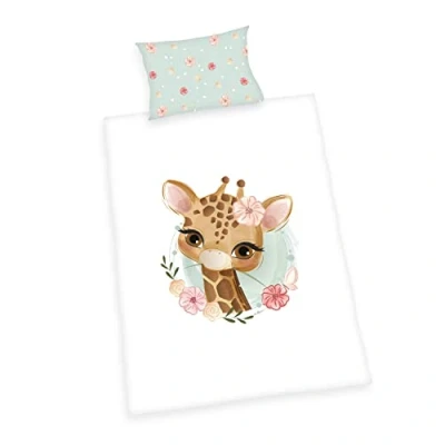 Afbeelding van babybest® Beddengoed Giraffe 100 x 135 cm