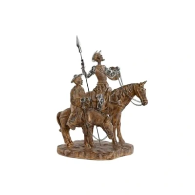 Afbeelding van Decoratieve figuren Home ESPRIT Zilverkleurig Natuurlijk Hars 20,5 x 13 26 cm
