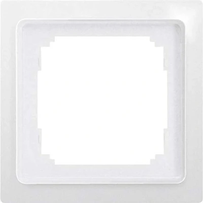 Afbeelding van Eltako 30055785 Frame 1 voudig Wit (glanzend)