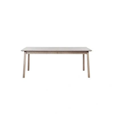 Afbeelding van Nordic Home Shana eettafel 95x190 290 cm naturel Hout