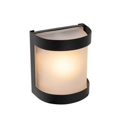 Afbeelding van Lucide Bolo wandlamp 15W 15x13cm zwart