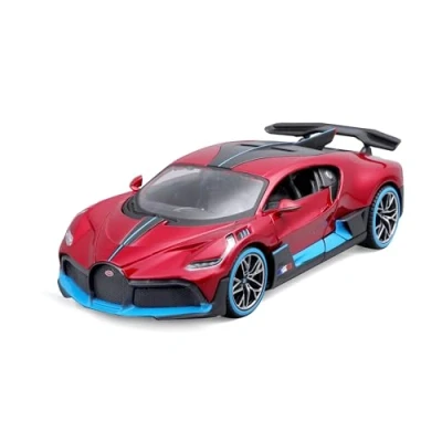 Afbeelding van Maisto Bugatti Divo: modelauto op schaal 1:24, beweegbare deuren, rood (531526R)