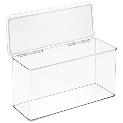 Afbeelding van Opbergbox iDesign Kitchen Binz Met Deksel Stapelbaar 17,8 x 34,3 cm