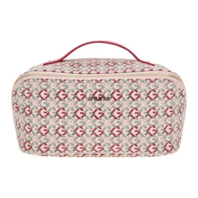 Afbeelding van Guess MAKE UP CASE Toilettas, Dames, Maat: One Size, Pink/multi