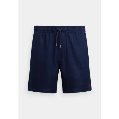 Afbeelding van POLO Ralph Lauren Prepster Linen Short Shorts, Heren, Maat: Small, Newport navy