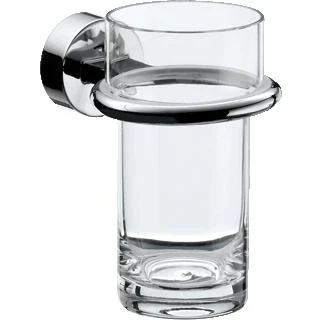 Afbeelding van Emco rondo2 glashouder glas chroom 452000100