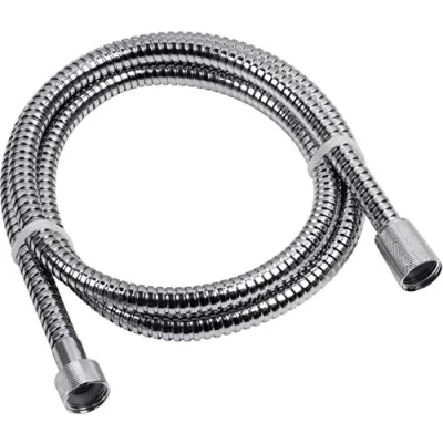Afbeelding van Cornat TECB3360 Doucheslang 150 cm lengte verchroomd metaal extreem belastbaar 1/2 inch aansluiting geschikt voor armaturen &amp; doucheslang/reserveslang douche badkuip