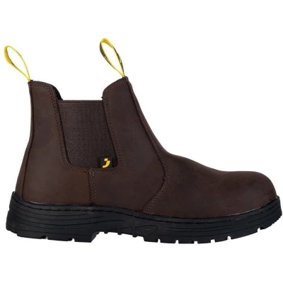 Afbeelding van Safety Jogger Jackman S3 Slipvast SRC Antistatisch, Hittebestendig, Donkerbruin, Maat 47