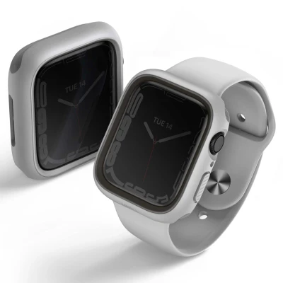 Afbeelding van Apple Watch 40 mm Hoes: Uniq Moduo Bumper Siliconen En TPU (zacht) Smart Covers