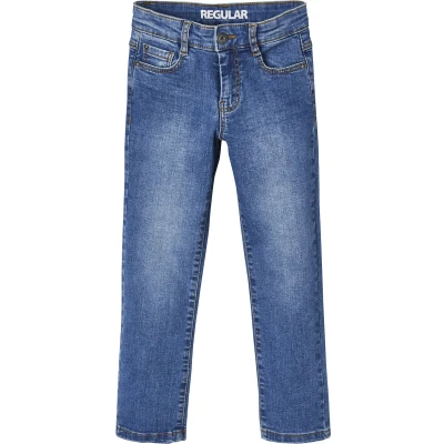 Afbeelding van Vertbaudet Rechte jeans voor jongens MorphologiK &quot;waterless&quot; met heupomtrek SMALL