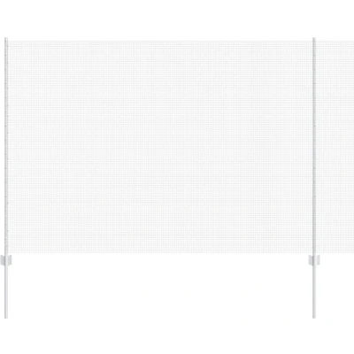 Afbeelding van vidaXL Gelaste Draadomheining met 44 U palen Zilver 1.5x50 m Staal