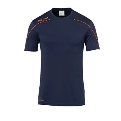 Afbeelding van Uhlsport Stream 22 Shirt Korte Mouw Heren Marine / Fluorood Maat: 2XL