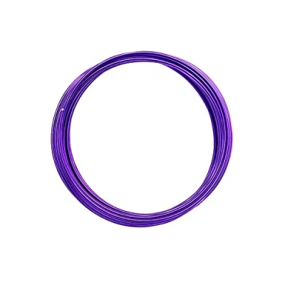 Afbeelding van Vaessen Creative Aluminium draad parent, paars, 2 mm 5 m