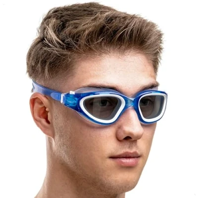 Afbeelding van AqtivAqua Zwembril Swimming Goggles Volwassen Gepolariseerde Zwembrillen Heren Dames Mannen Vrouwen Kind Kinderen Jongens Meisjes Anti Fog DX P (Transparant Blauw, Gepolariseerde)