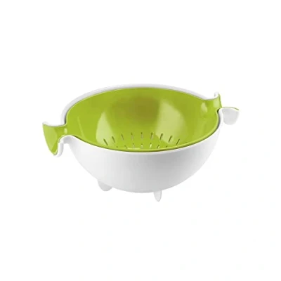 Afbeelding van Guzzini Kitchen Active Design, SPIN&amp;DRAIN Afvoerset met Bak Appelgroen, 30 x 25 h12,5 cm 29250084