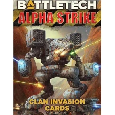 Afbeelding van BattleTech Alpha Strike Clan Invasion Cards Expansion Miniature Game Catalyst Labs Ages 14+