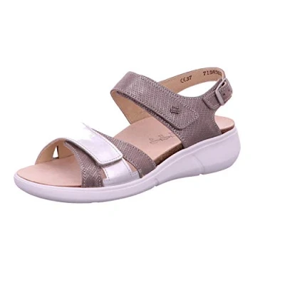 Afbeelding van FINN COMFORT Amalfi 1515 bruin leer heren slippers, beige, 39 EU