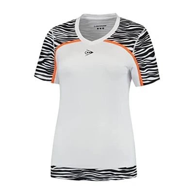 Afbeelding van Dunlop Game Tee 2 tennisshirt voor dames, wit, M, M