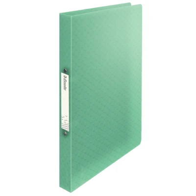 Afbeelding van Esselte Colour&#039;Breeze ringmap, 2 ringen, PP, ft A4, met soepele kaft, groen ringmap