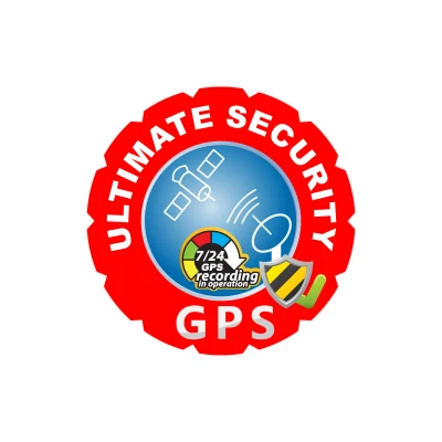 Afbeelding van GPS alarm sticker boot rond