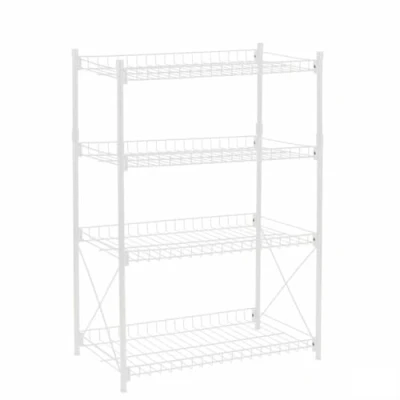 Afbeelding van Planken Confortime Metaal Wit 52 x 34 86 cm (2 Stuks)