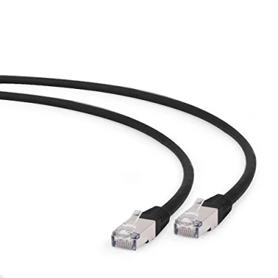 Afbeelding van S/FTP Cat6A patchkabel LSZH, zwart 1.5 meter